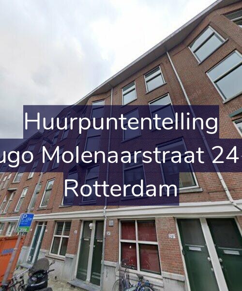 Foto gevel Huurpuntentelling voor Hugo Molenaarstraat 24-A, Rotterdam