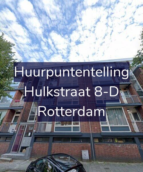 Foto gevel Huurpuntentelling voor Hulkstraat 8-D, Rotterdam