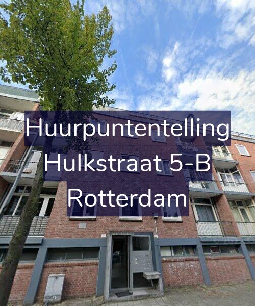 Foto gevel Huurpuntentelling voor Hulkstraat 5-B, Rotterdam