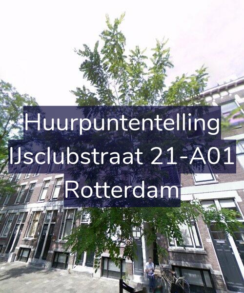 Foto gevel Huurpuntentelling voor IJsclubstraat 21-A01, Rotterdam