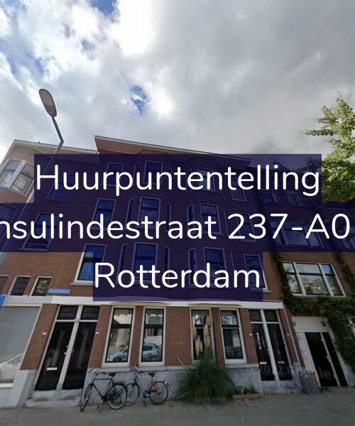 Foto gevel Huurpuntentelling voor Insulindestraat 237-A01, Rotterdam