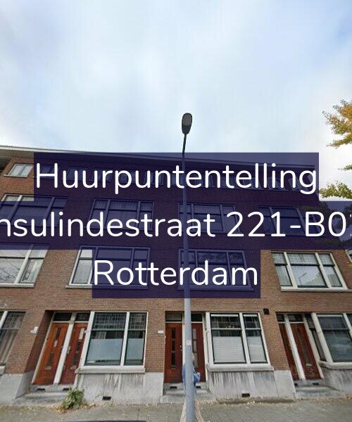 Foto gevel Huurpuntentelling voor Insulindestraat 221-B02, Rotterdam
