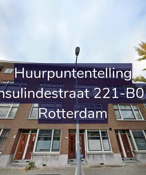 Foto gevel Huurpuntentelling voor Insulindestraat 221-B01, Rotterdam