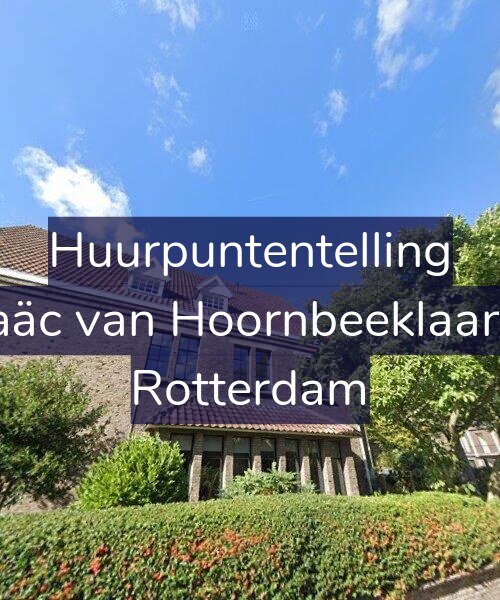 Foto gevel Huurpuntentelling voor Isaäc van Hoornbeeklaan 5, Rotterdam