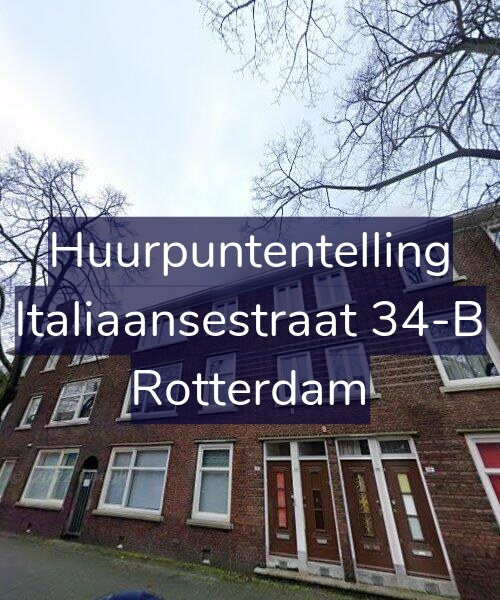 Foto gevel Huurpuntentelling voor Italiaansestraat 34-B, Rotterdam