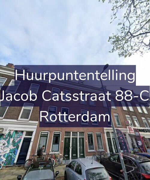 Foto gevel Huurpuntentelling voor Jacob Catsstraat 88-C, Rotterdam