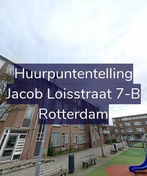 Foto gevel Huurpuntentelling voor Jacob Loisstraat 7-B, Rotterdam
