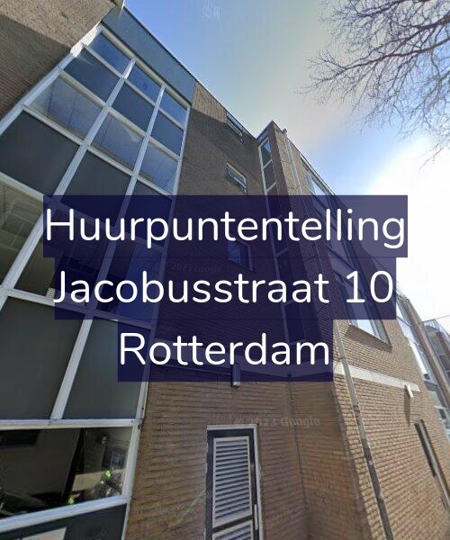 Foto gevel Huurpuntentelling voor Jacobusstraat 10, Rotterdam