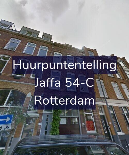 Foto gevel Huurpuntentelling voor Jaffa 54-C, Rotterdam