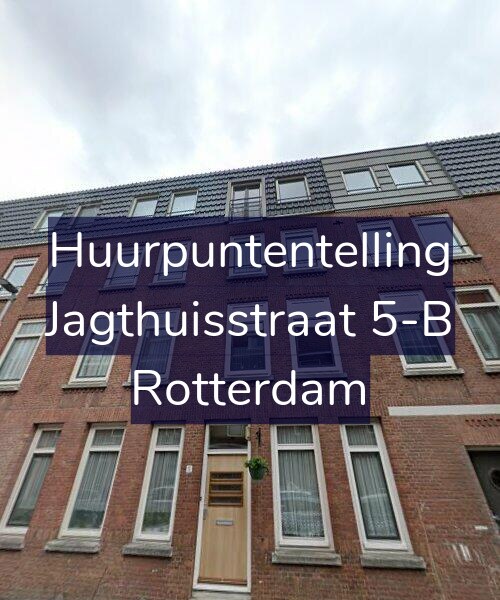 Foto gevel Huurpuntentelling voor Jagthuisstraat 5-B, Rotterdam