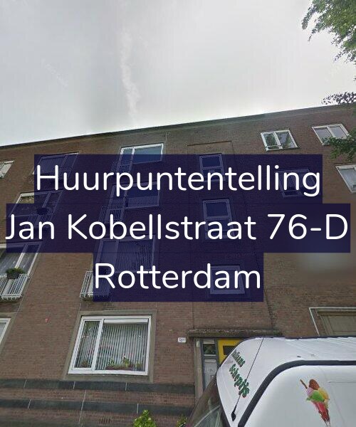 Foto gevel Huurpuntentelling voor Jan Kobellstraat 76-D, Rotterdam