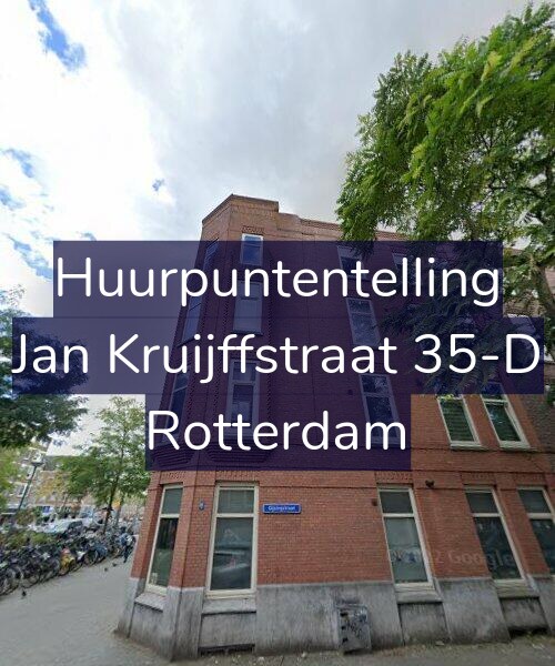 Foto gevel Huurpuntentelling voor Jan Kruijffstraat 35-D, Rotterdam