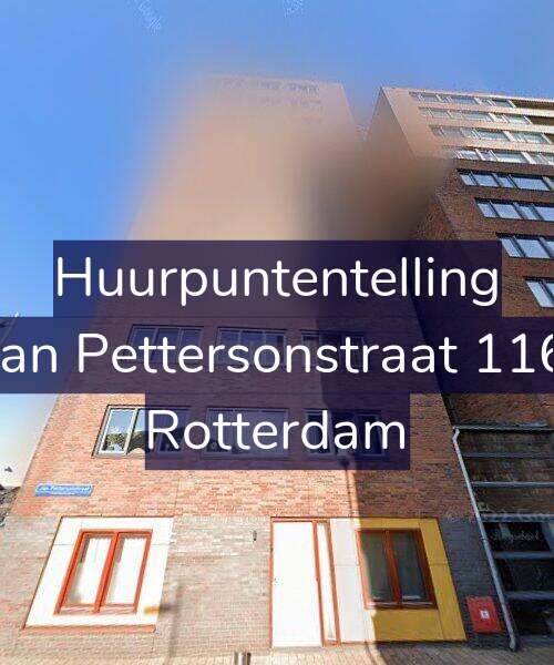 Foto gevel Huurpuntentelling voor Jan Pettersonstraat 116, Rotterdam