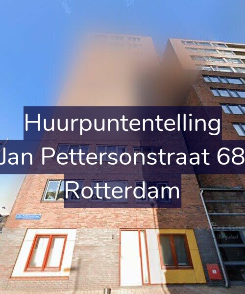 Foto gevel Huurpuntentelling voor Jan Pettersonstraat 68, Rotterdam