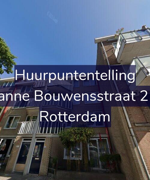 Foto gevel Huurpuntentelling voor Janne Bouwensstraat 25, Rotterdam