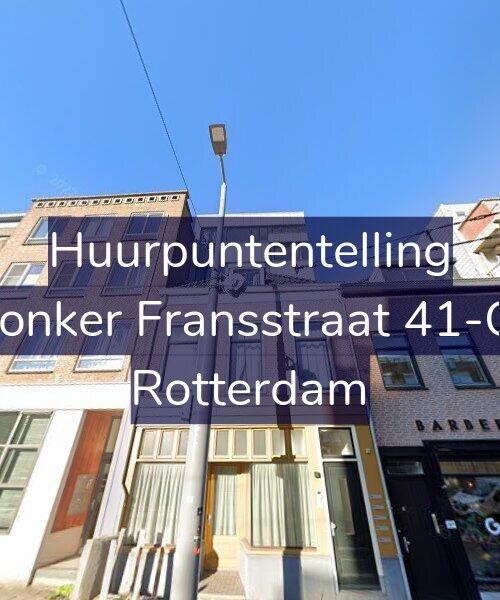 Foto gevel Huurpuntentelling voor Jonker Fransstraat 41-C, Rotterdam