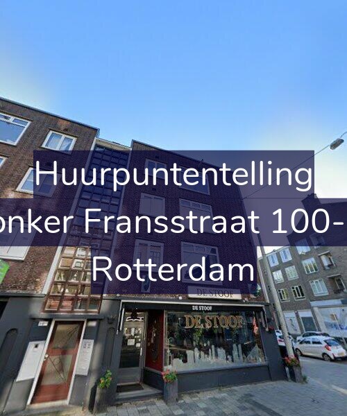 Foto gevel Huurpuntentelling voor Jonker Fransstraat 100-D, Rotterdam