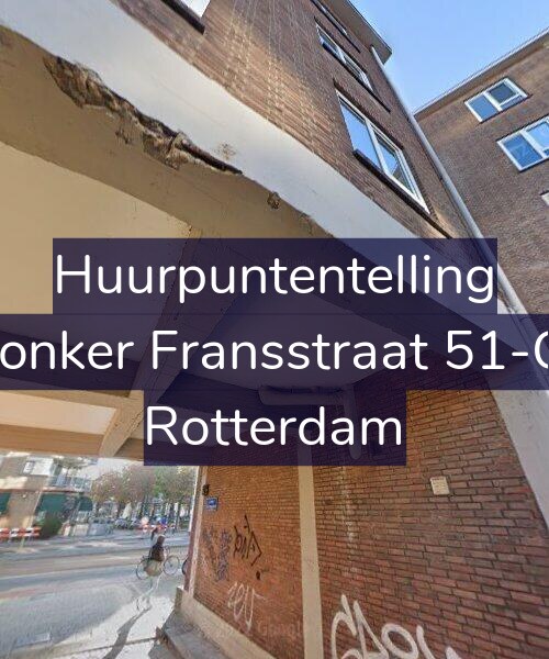 Foto gevel Huurpuntentelling voor Jonker Fransstraat 51-C, Rotterdam