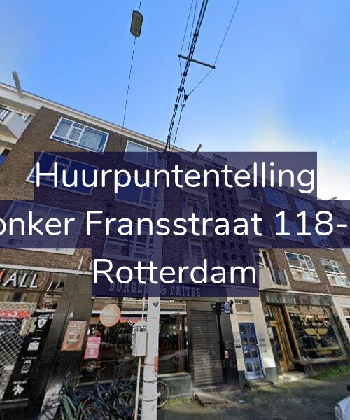 Foto gevel Huurpuntentelling voor Jonker Fransstraat 118-C, Rotterdam