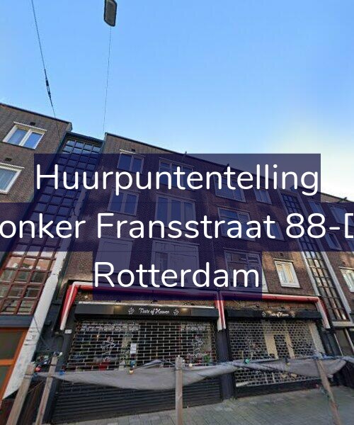 Foto gevel Huurpuntentelling voor Jonker Fransstraat 88-D, Rotterdam