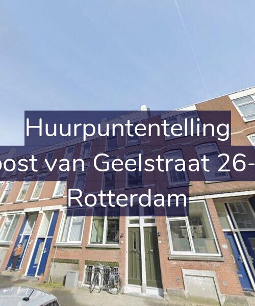 Foto gevel Huurpuntentelling voor Joost van Geelstraat 26-B, Rotterdam