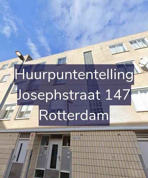 Foto gevel Huurpuntentelling voor Josephstraat 147, Rotterdam