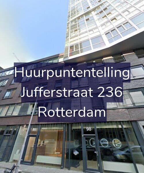 Foto gevel Huurpuntentelling voor Jufferstraat 236, Rotterdam