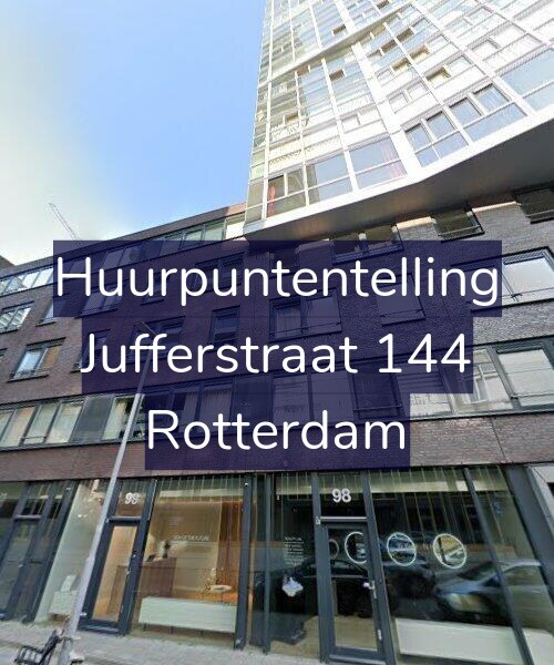 Foto gevel Huurpuntentelling voor Jufferstraat 144, Rotterdam