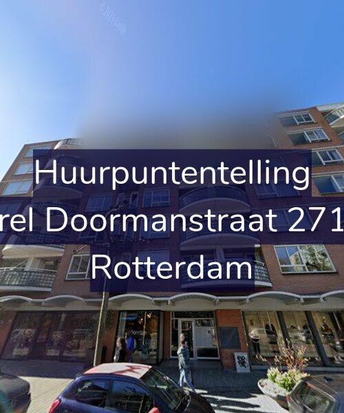 Foto gevel Huurpuntentelling voor Karel Doormanstraat 271-A, Rotterdam