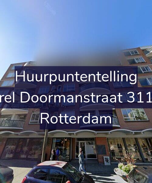 Foto gevel Huurpuntentelling voor Karel Doormanstraat 311-A, Rotterdam