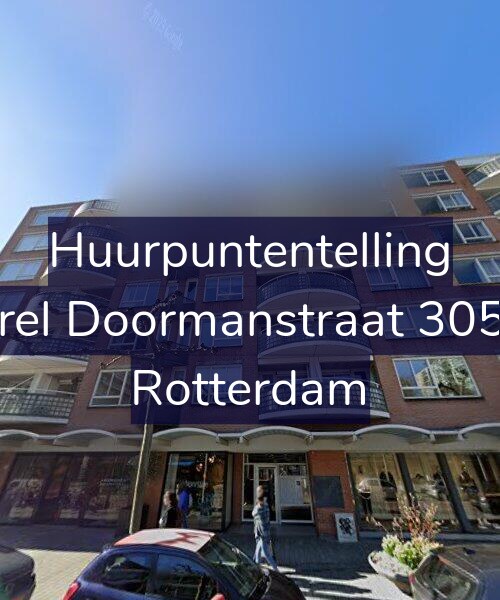 Foto gevel Huurpuntentelling voor Karel Doormanstraat 305-B, Rotterdam
