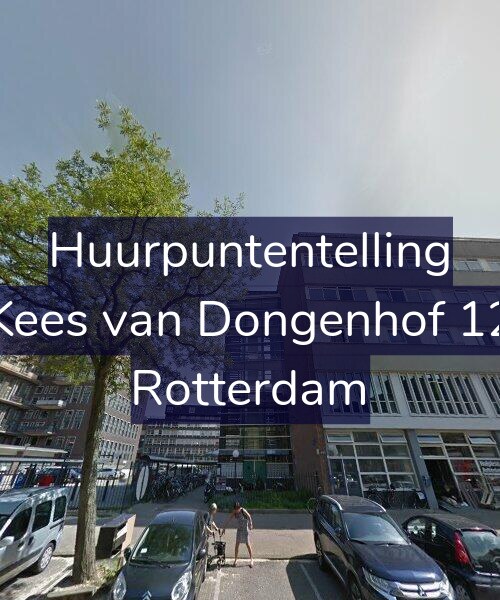 Foto gevel Huurpuntentelling voor Kees van Dongenhof 12, Rotterdam
