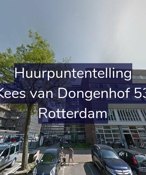 Foto gevel Huurpuntentelling voor Kees van Dongenhof 53, Rotterdam