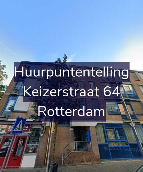 Foto gevel Huurpuntentelling voor Keizerstraat 64, Rotterdam