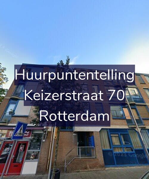 Foto gevel Huurpuntentelling voor Keizerstraat 70, Rotterdam