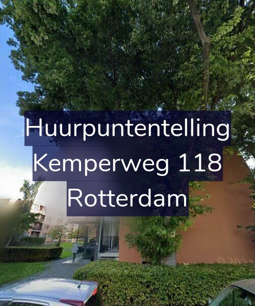 Foto gevel Huurpuntentelling voor Kemperweg 118, Rotterdam