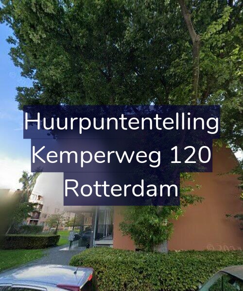 Foto gevel Huurpuntentelling voor Kemperweg 120, Rotterdam