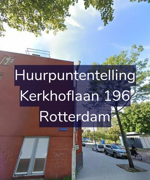 Foto gevel Huurpuntentelling voor Kerkhoflaan 196, Rotterdam