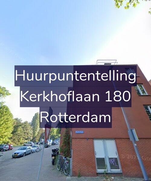 Foto gevel Huurpuntentelling voor Kerkhoflaan 180, Rotterdam