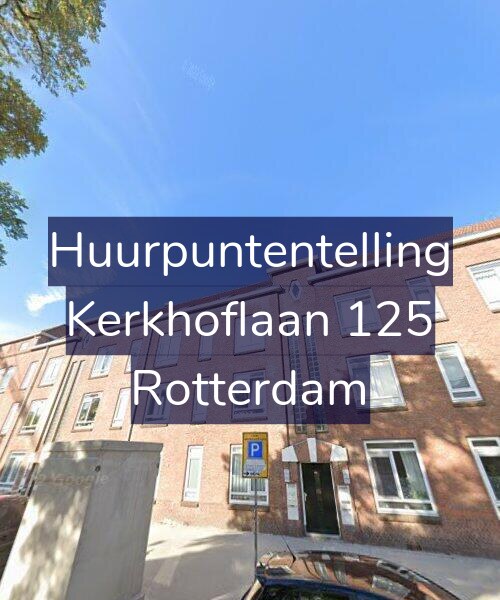 Foto gevel Huurpuntentelling voor Kerkhoflaan 125, Rotterdam