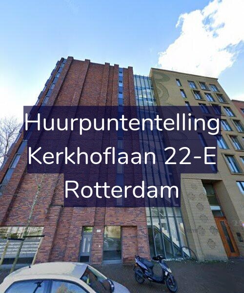 Foto gevel Huurpuntentelling voor Kerkhoflaan 22-E, Rotterdam