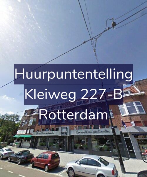 Foto gevel Huurpuntentelling voor Kleiweg 227-B, Rotterdam