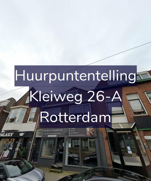 Foto gevel Huurpuntentelling voor Kleiweg 26-A, Rotterdam