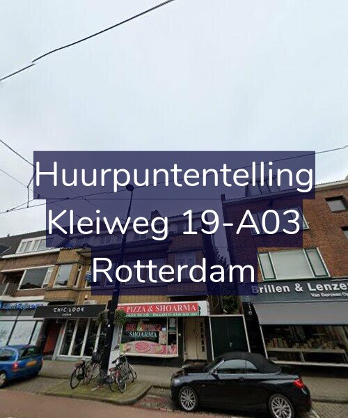 Foto gevel Huurpuntentelling voor Kleiweg 19-A03, Rotterdam