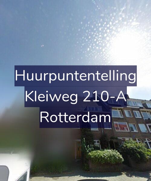 Foto gevel Huurpuntentelling voor Kleiweg 210-A, Rotterdam