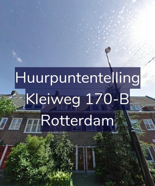 Foto gevel Huurpuntentelling voor Kleiweg 170-B, Rotterdam