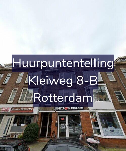 Foto gevel Huurpuntentelling voor Kleiweg 8-B, Rotterdam