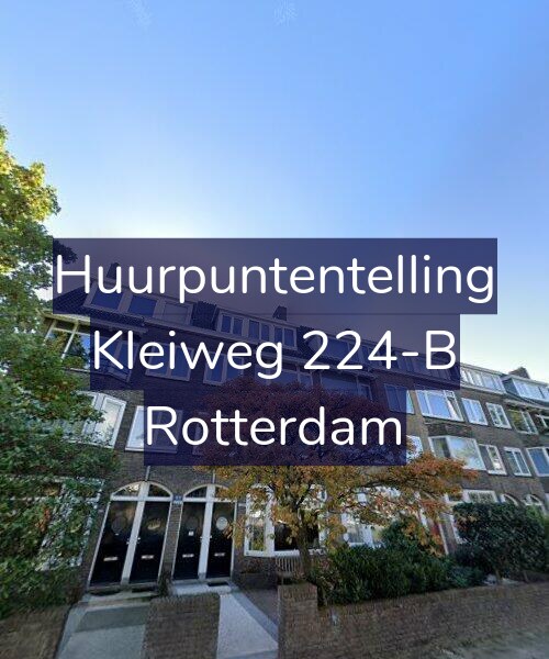 Foto gevel Huurpuntentelling voor Kleiweg 224-B, Rotterdam