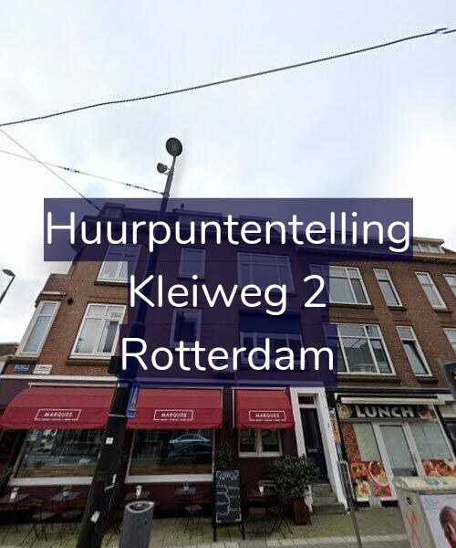 Foto gevel Huurpuntentelling voor Kleiweg 2, Rotterdam