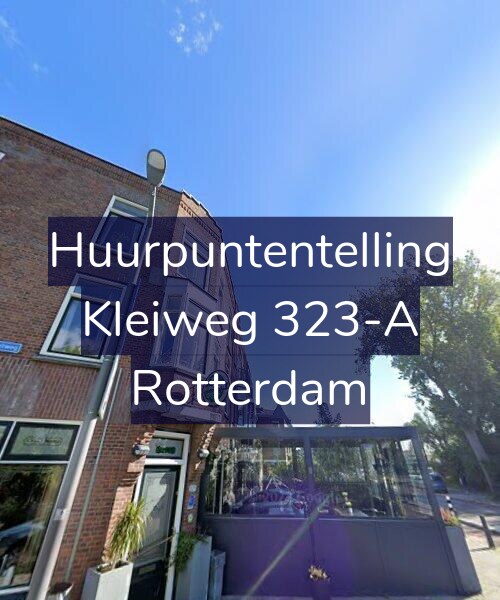 Foto gevel Huurpuntentelling voor Kleiweg 323-A, Rotterdam